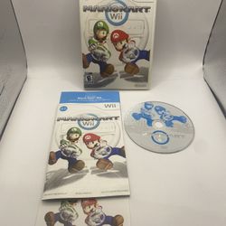 Mario Kart Wii Nintendo 2008 CIB Complete With Manual Inserts Case Tested MK Wii
