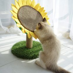 Sunflower Cat Scratching Post