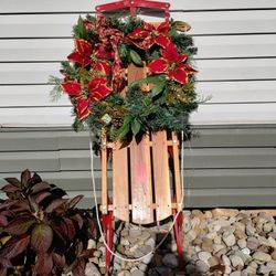 Lovely Decorated Christmas Sled