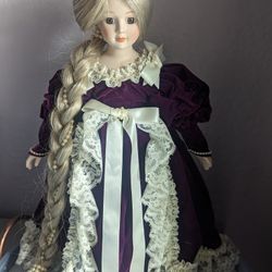 Vintage Rapunzel 16” Porcelain Doll