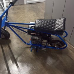 Candy Blue Mini Bike 