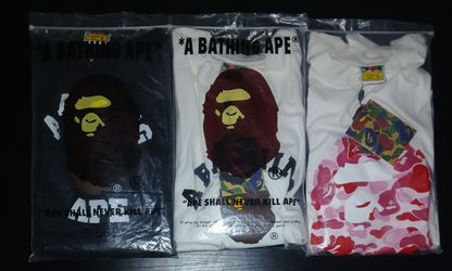 A Bathing Ape (BAPE) T-Shirts - New with Tags