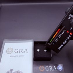 VVS1 Moissanite Earrings 6.5mm