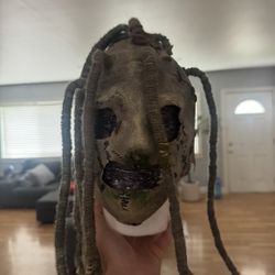Slipknot Corey Taylor Ghost Glow Mask And Red Coveralls 