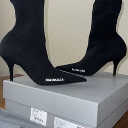 Balenciaga Knife Logo Sock Boot 