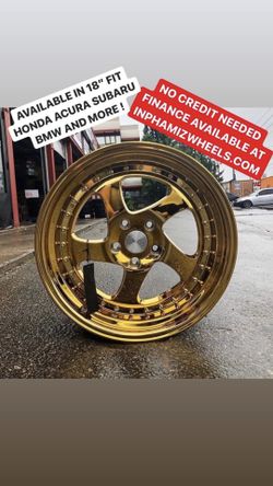 18 inch Rims fit Honda’s, Acura , BMW and Subaru’s