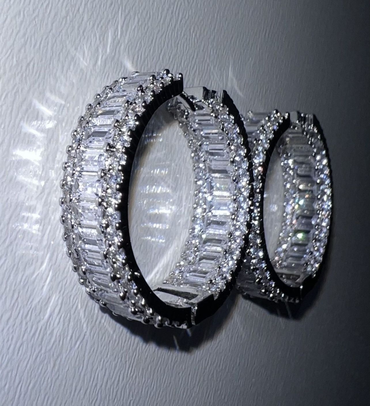 Crystal Hoop Earrings