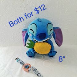 Disney Lilo And Stitch Plush And Watch Bundle