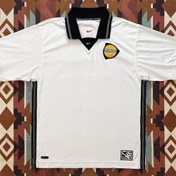 Vtg Nike 1998 MLS Los Angeles Galaxy Pre match/Training/Travel Jersey Mens Small