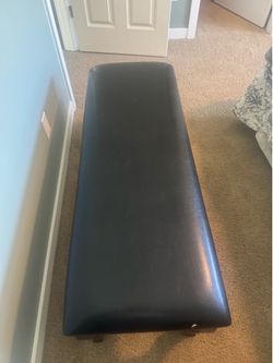 Wood and Vinyl Benches