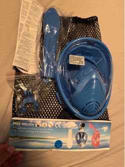 Kids full face snorkel