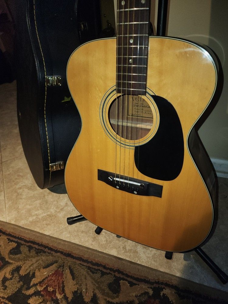 Vintage 70s Ventura V-10 Acoustic Guitar