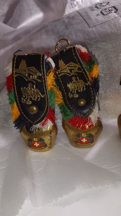 Vintage Souvenir Of Switzerland Bells