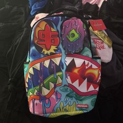 Spray Ground Backpack With Patches