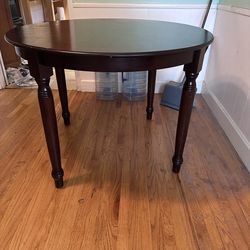 Wooden kitchen table