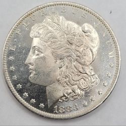 1883-O $1 Morgan Silver Dollar Mint-State Strong PL Nice!