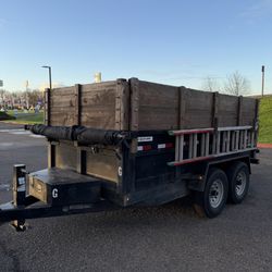 2019 Eagle 6 X 12 Dump Trailer 14k Scissor Lift