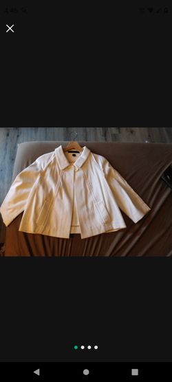 3/4 White Express Jacket