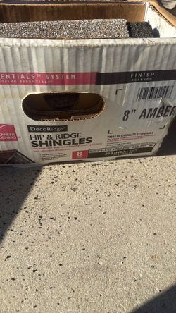 Hip and ridge shingles