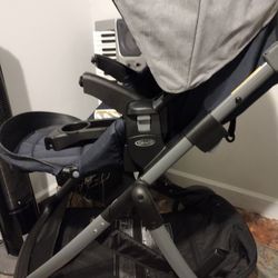 2 Strollers..1 Stroller Set With Matching Car seat And Bassinet 
