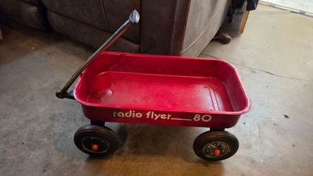 Vintage 1980s Radio Flyer Wagon Model 80