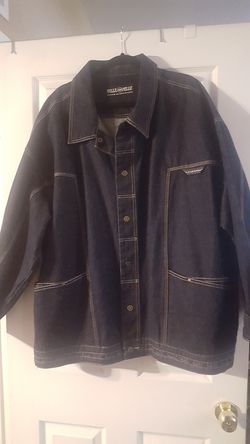 Mens denim jacket pelle pelle