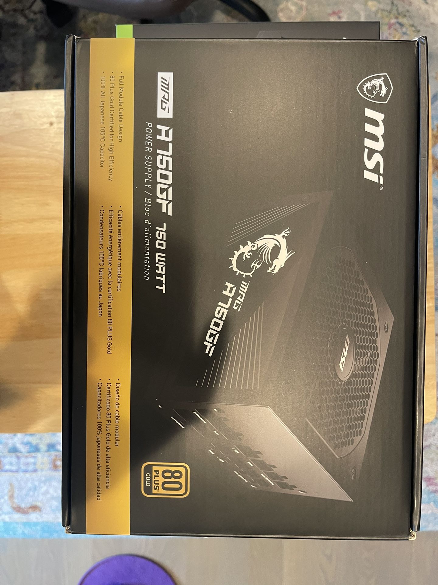 MSI A750GF PSU (Power supply)