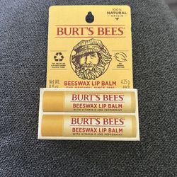 Burt’s bees beeswax lip balm