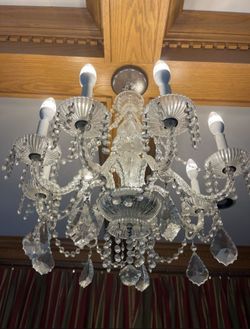Stunning Antique Crystal Chandelier