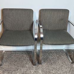  Vintage Brno Style Cantilever Side Chairs