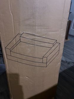 New in box Ready to go Gray couch!