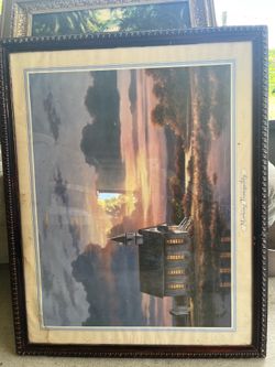 Morning tranquility framed