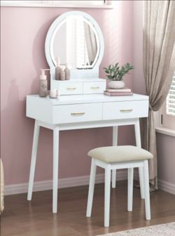 White LED vanity set