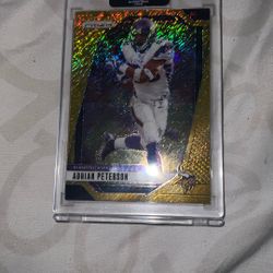 2024 Prizm Adrian Peterson Gold Shimmer 10 Of 10 On The pro T