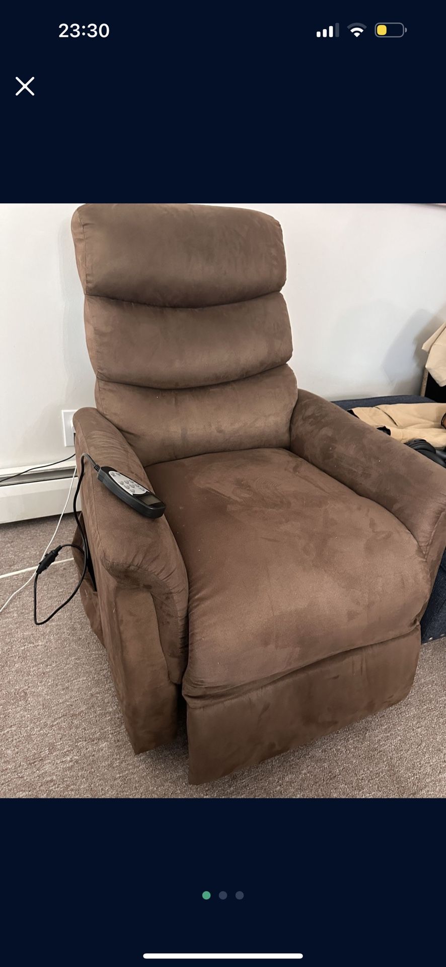 Brown Massage Recliner