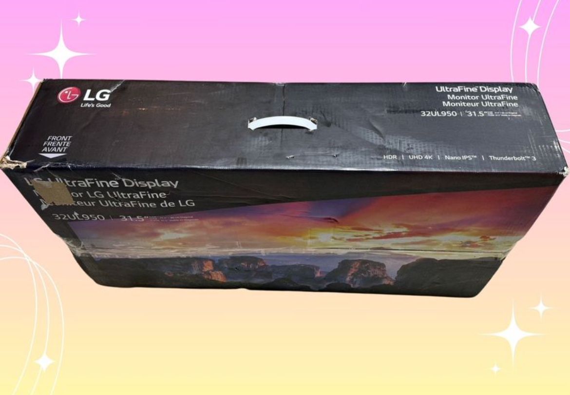 Open Box LG Ultrafine Monitor Model 32UL950 - 32 Inch 4K UHD