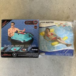 Brand New Floating Ice Chest And floating Lounge Chair