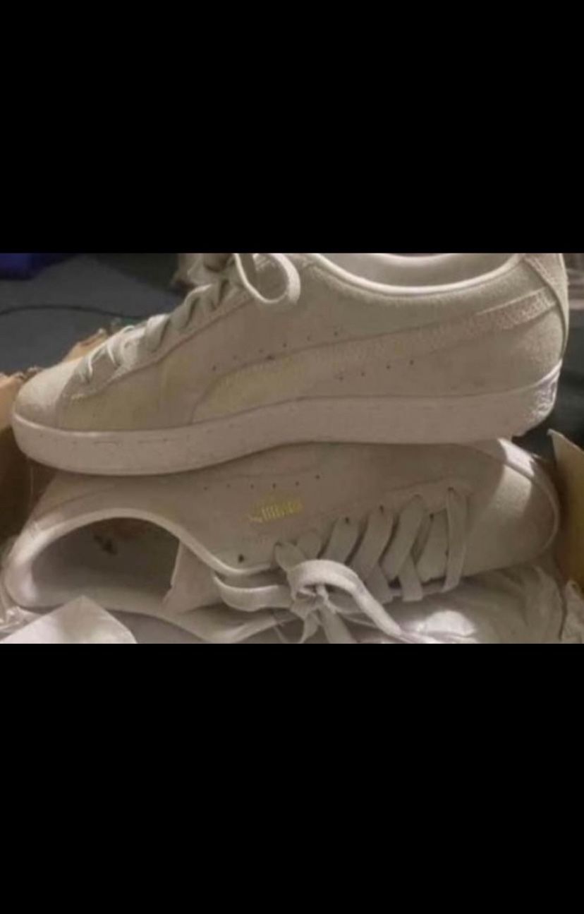 Gray Pumas Sz 9 Mens