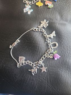 Silver Charm Bracelet