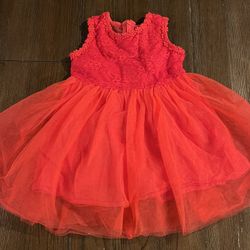 Red Toddler Christmas Dress