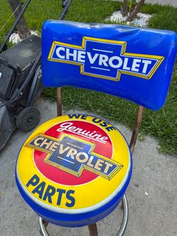 Chevy barstool chair for man cave $100￼