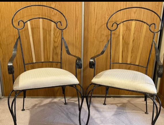 Iron Bistro Chairs