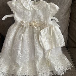 Baptism Dress With Tags Size 2T 