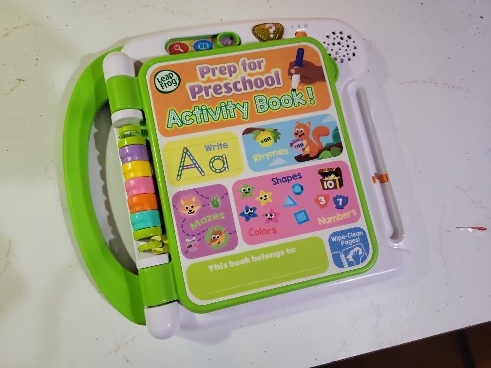Kids Activity Book (Re Useable Dry Erase)