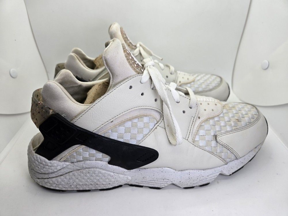 Nike Air Huarache Crater Premium Shoes Mens 11.5 White Athletic Running Sneakers