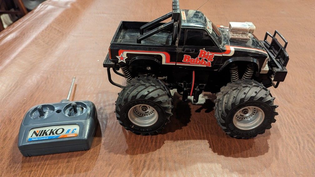 Vintage NIKKO Big Bubba Black RC Truck for Sale in North Smithfield RI OfferUp