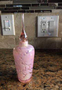 Gorgeous Shades of Pink Perfume Bottle