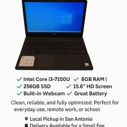 Touchscreen laptop dell ready to go  