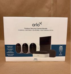 Arlo Pro 6th Gen Outdoor Security Camera Bundle Brand New in Sealed Box