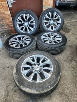 (5) 20"   Brand new 2021 Chevy Wheels